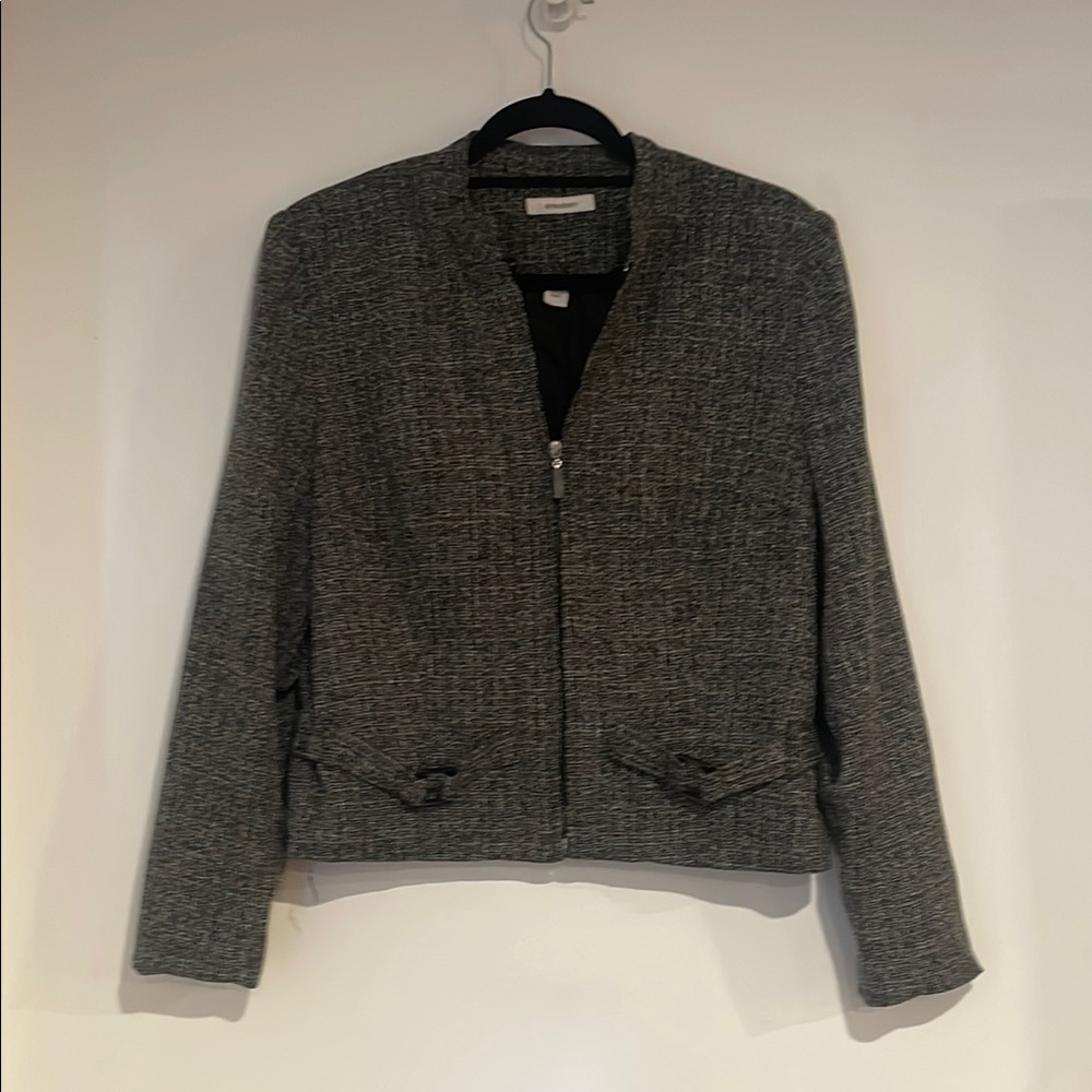 Dressbarn Charcoal Blazer Sz Medium